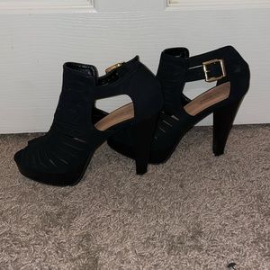 Top moda black heels